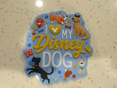Disney Parks I Love my Disney Dog Refrigerator Magnet Brand New Free Gift $16.16