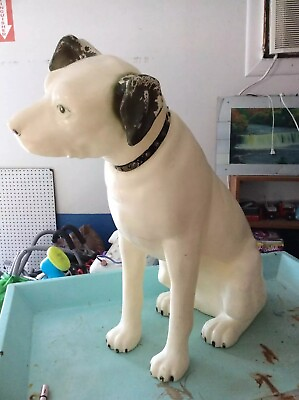 #ad RCA Victor Nipper Dog Authentic 36quot; Plastic Statue $1750.00
