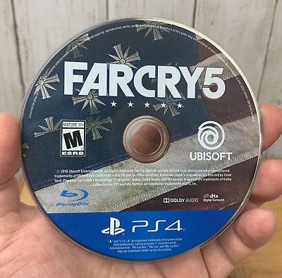 #ad Far Cry 5 PlayStation PS4 DISC ONLY NO TRACKING #1522 $9.95