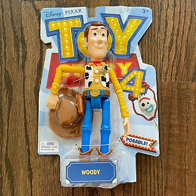 #ad Disney Pixar Toy Story 4 Woody 9” Posable Sheriff Woody Detailed Figure NEW $14.99