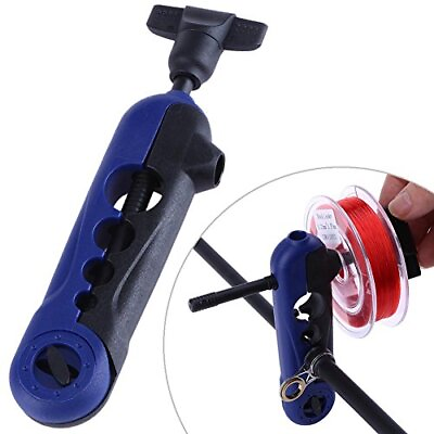 #ad Mini Fishing Line Winder Spooler Machine Portable Adjustable Spinning Reel Sp... $14.07