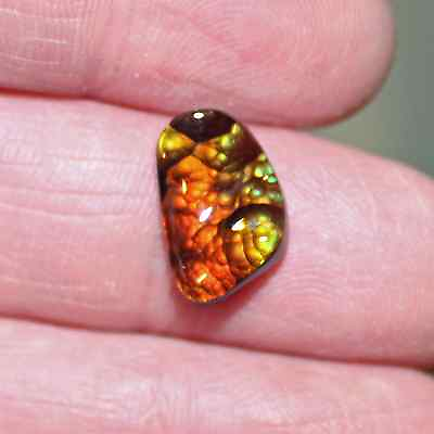 #ad Fire Agate Gem AAA Quality from Slaughter Mountain Arizona 5.27 ct. $300.00