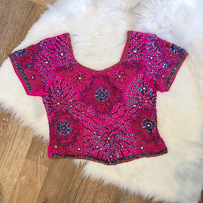 #ad beaded blouse $8.00