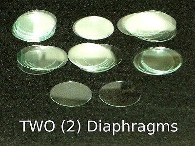 #ad 2 Phonograph Reproducer Recorder 1 5 16quot; glass diaphragm Edison Graphophone $9.49