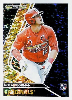 #ad 2023 Topps Update Black Gold #BG 30 Nolan Gorman ROOKIE CARD St. Louis Cardinals $4.99