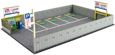 #ad Sankei 1 150 Miniature Paper Craft Kit Nostalgic Diorama Series Parking Lot B $54.99