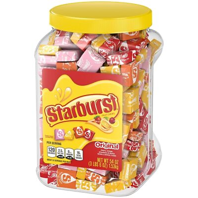 #ad Starburst Mars Candy Original Fruit Chew Party Size Jar candy 54 Ounce 22592 $26.20