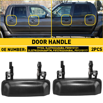 #ad Exterior Door Handle Fits 98 02 03 Ford Front Explorer Driver Passenger Side 2x $17.09