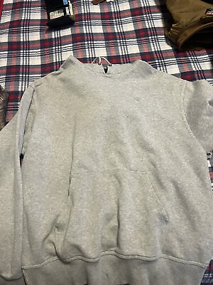 #ad champion hoodie grey mens size large $10.99