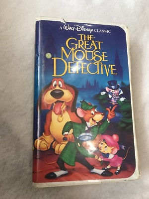 #ad The Adventures of the Great Mouse Detective VHS 1992 $5.69