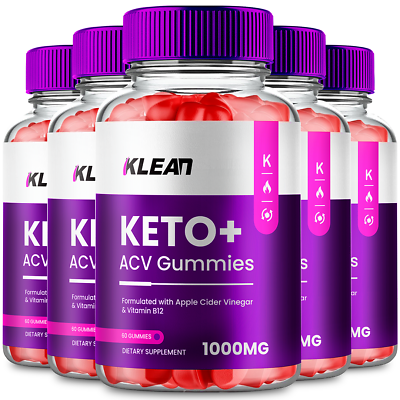 #ad 5 Pack Klean Keto ACV Gummies Advanced Weight Management 300 Gummies $99.95