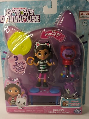 #ad Gabby#x27;s Dollhouse Kitty Karaoke Playset Figure NEW Sealed $9.99