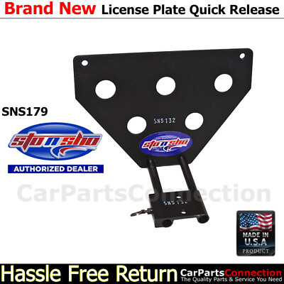 #ad STO N SHO  For 2004 Benz SL500 SNS179 Quick Release Front License Plate Bracket $92.99
