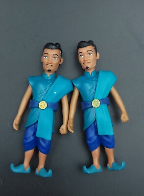#ad Chief Benja Raya Last Dragon mini Disney Pixar toy figure Lot Of 2 $12.00
