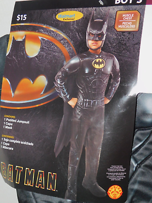 Batman Dress Up Halloween Costume M Medium 8 Muscle Chest $18.12