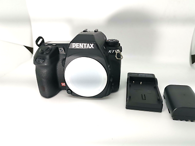#ad quot;Excellentquot; Pentax K 7 14.6MP Digital SLR DSLR Camera Body w battery chager $129.99