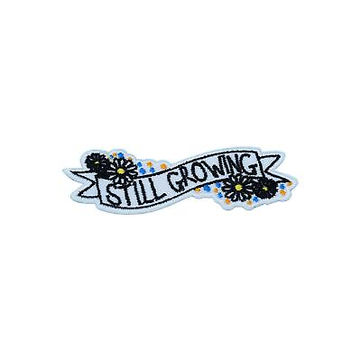 #ad Still Growing Floral Iron On Patch Crazy Plant Lady Gift Transfer Applique $7.52