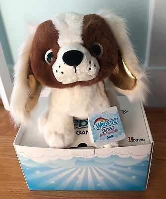 #ad NIB Webkinz Next Spaniel Dog Ganz 1st Edition Plush New With Codes amp; Box $28.00