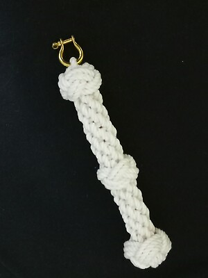 #ad 7quot; Ship#x27;s Bell Rope with Brass Shackle $34.00