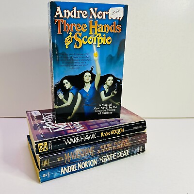 #ad Andre Norton 4 book Lot Fantasy Adventure Novels $12.95