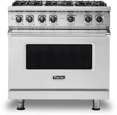 #ad Viking 36quot; Stainless Gas Sealed Burner Professional 5 Series Range VGR5366BSS $4399.00