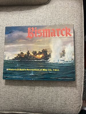 #ad Bismarck 1978 Avalon Hill Historical Battle Recreation Of May 23 1941 Unpunched $42.00