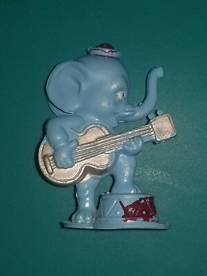 #ad Vtg IDL TOYS Elephant playing guitar toy figure Made in Hong Kong $14.00