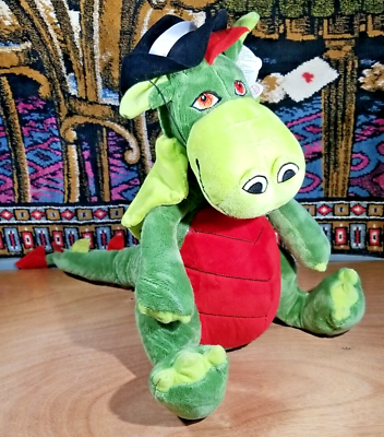#ad Cool Plush Green Dragon 16quot; Kids Gift Toy Stuffed Animal Teddy Mountain w tag $19.80