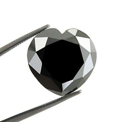 #ad black moissanite diamond Heart cut 59.91 carat 26.85 to 28.80 mm best price sell $80.00