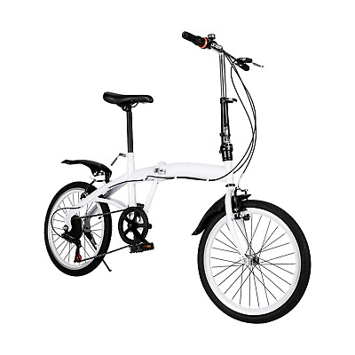 #ad 20quot; Adult Folding Bike 6 Speed Foldable Bike Compact Folding Bicycle for Adult $175.75