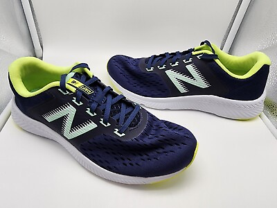 #ad New Balance DRFT 1 Womens 8.5B Navy Blue amp; Lime Green Running Shoes Athletic EUC $20.00