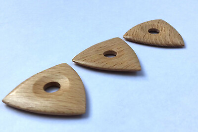 #ad Guitar Picks Plectrum Boxwood Wood Triangular Model Handmade Lot of 4 pcs $3.99