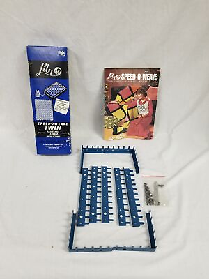 #ad LILY Speed O Weave TWIN Adjustable Loom In Box #817 Square amp; Oblong $17.99