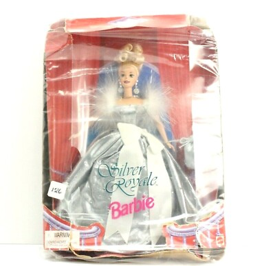 #ad Silver Royale Barbie Special Edition 1996 Silver Dress PLEASE READ $16.99