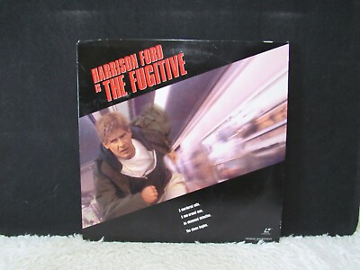 #ad 1993 The Fugitive With Harrison Ford LaserDisc Widescreen Warner Home Video $6.95