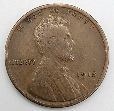 #ad 1915 P Lincoln Wheat Cent F VF You Grade It Penny $5.99