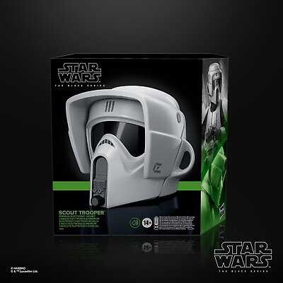 #ad Star Wars The Black Series Life Size Prop Replica Scout Trooper Helmet F6911 $169.20