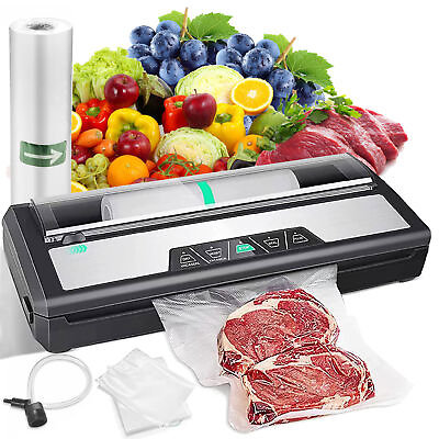 #ad Commercial Vacuum Sealer Machine Food Saver System With Free Bags Dry Wet Mode $47.99