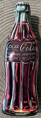 #ad Impressive Coca Cola Bottle Tin 2003 New amp; Clean A Shelf Hugger $9.88