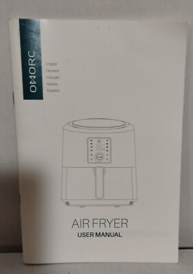#ad OMORC AIR FRYER GLA 816A 5002950 SELLING PARTS THIS AUCTION USER MANUAL C5 $9.95