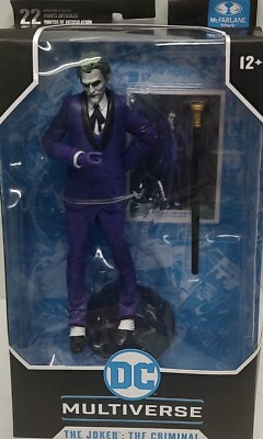 #ad McFarlane Toys DC Multiverse Batman Three Jokers The Criminal Joker 7” Figure $14.29
