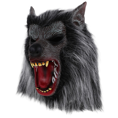 #ad Halloween Wolf Head Animal Cosplay Accessory PQ $20.89