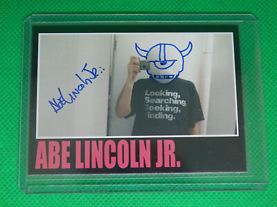 #ad THE ART HUSTLE SERIES 2 AUTOGRAPHED ABE LINCOLN JR. CARD $14.24