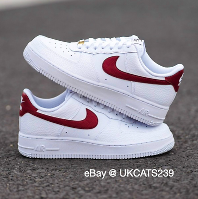 #ad Nike Air Force 1 #x27;07 Shoes White Team Red CZ0326 100 Men#x27;s Multi Size NEW $114.90