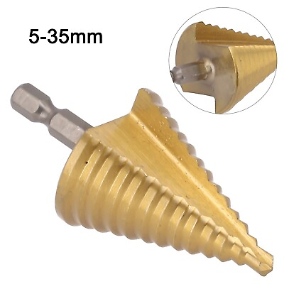 #ad Industrial Grade 535MM HSS Coated Core Step Drill Bit Multiple Hole $13.21