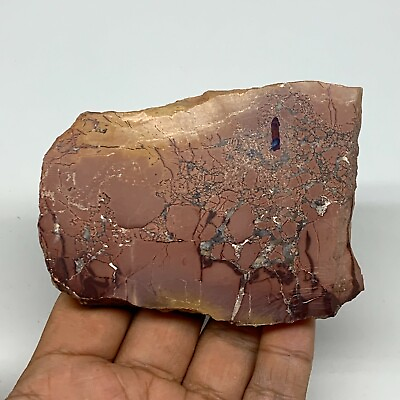 #ad 140g3.4quot;x2.5quot;x0.5quot; Natural Mookaite Jasper Slab Gemstone from Morocco B13125 $8.39