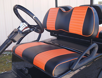 #ad Orange Front Seat Covers For Club Car Precedent Model 2004 2022 Extra Cushion $99.00