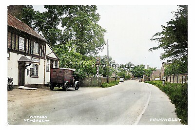 #ad ptc1386 Yorkshire Van parked at The Horse amp; Stag Pub Finningley print 6x4 GBP 2.20