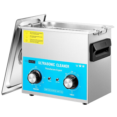 #ad 3L Ultrasonic Cleaner Machine w Timer amp; Heater Mechanical Knob Controllable $64.99