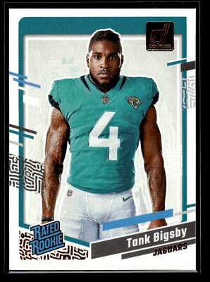 #ad 2023 Donruss #28 Tank Bigsby Rookie Rated Rookie Portrait Jacksonville Jaguars $2.99